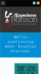 Mobile Screenshot of experiencebenson.com